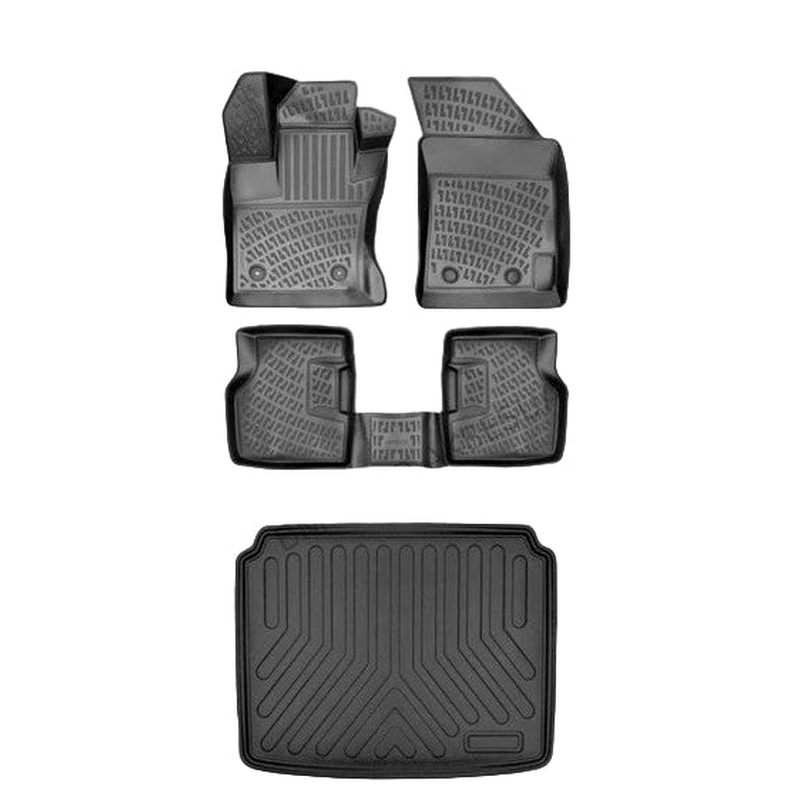Floor Mats and Cargo Liner for Seat Exeo 2008 or Newer Custom 3D