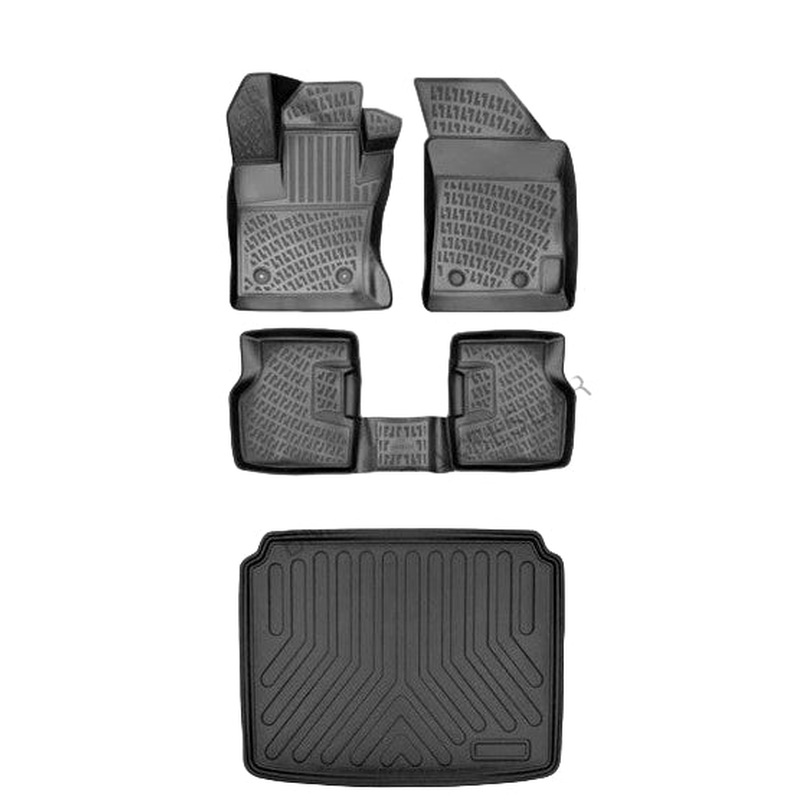 Floor Mats and Cargo Liner for Seat Ibiza III 2002-2008 Custom 3D