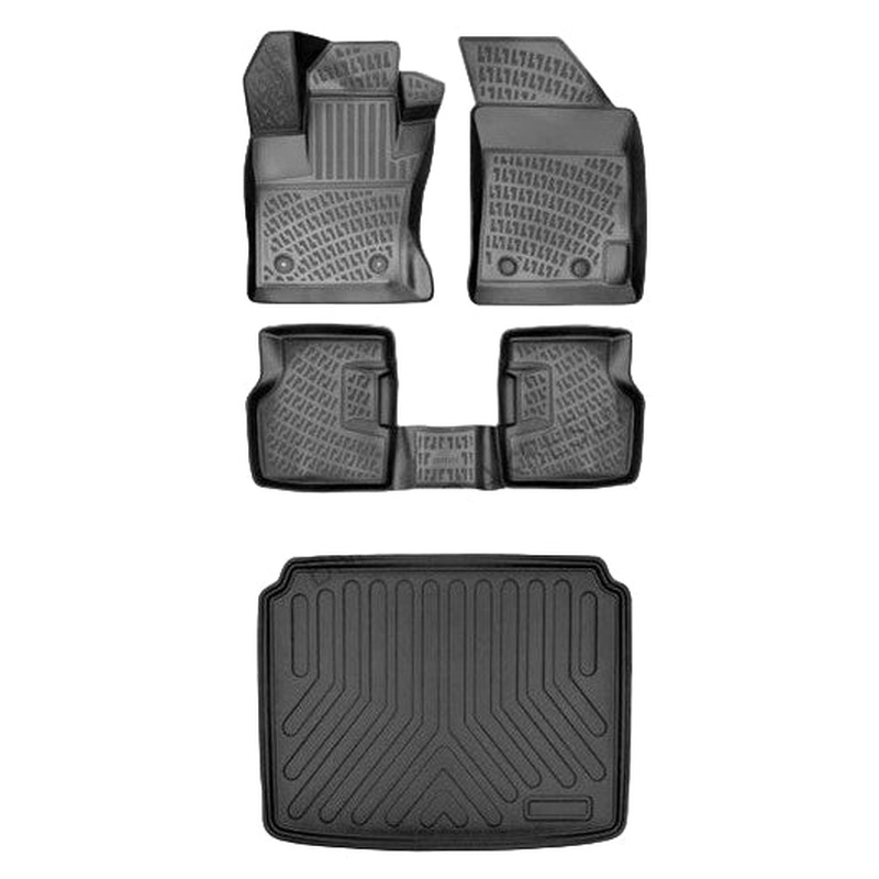 Floor Mats and Cargo Liner for Seat Ibiza IV SW 2008-2017 Custom 3D