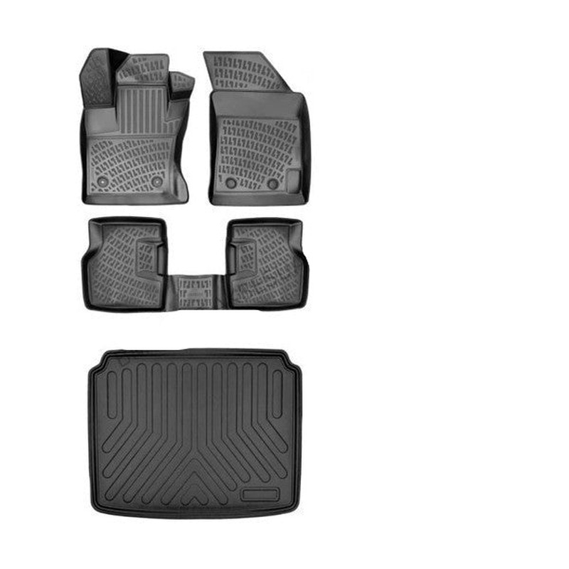 Floor Mats and Cargo Liner for Skoda Kamiq 2019 or Newer Custom 3D