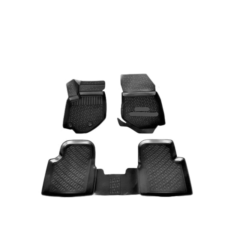 Floor Mats for Peugeot 2008-2020 or Newer 3D Black Custom Mats 4Pcs