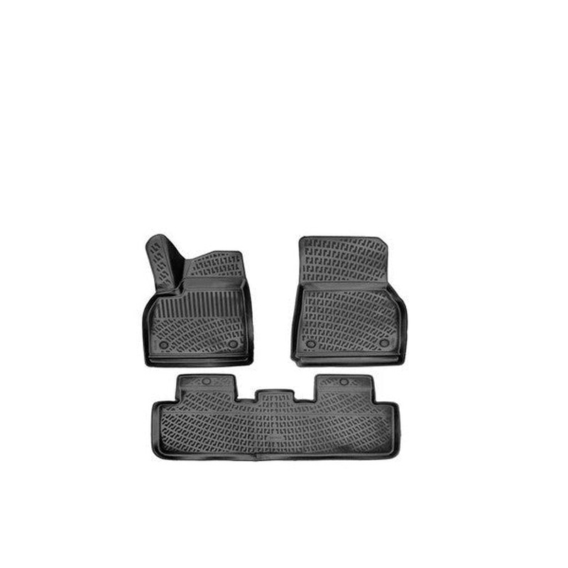 Floor Mats for Tesla Model Y 2019 or Newer 3D Pool Mat Black