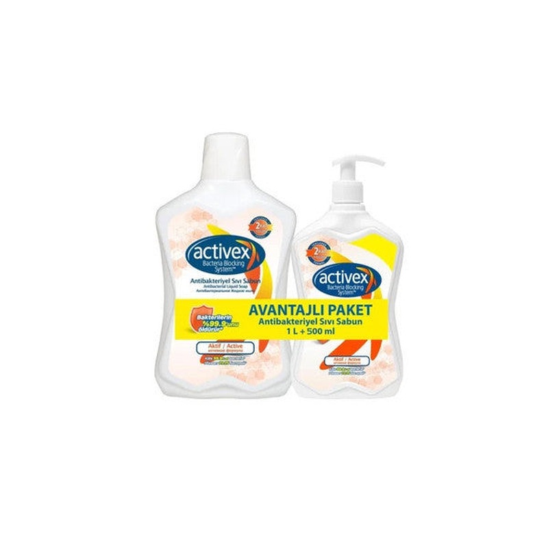 Activex Liquid Soap 1 Lt +500 Ml Active