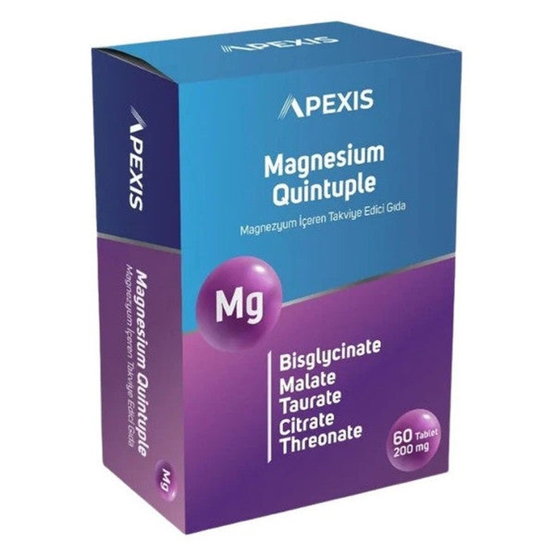 Apexis Magnesium Quintuple 60 Tablet