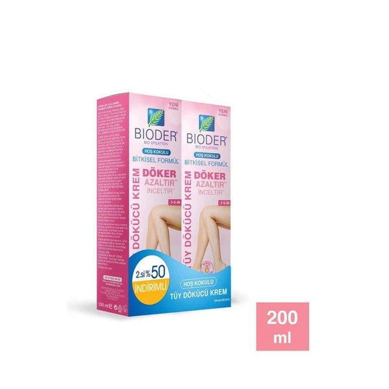 Bioder Hair Removal Cream 2 X 100 Ml