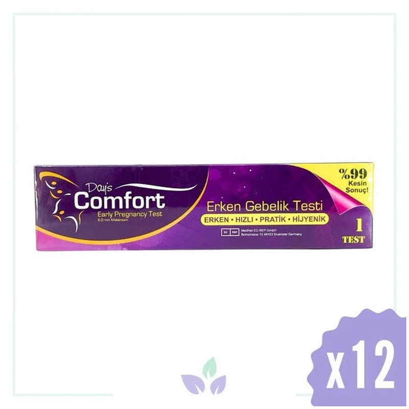 Days Comfort Early Pregnancy Test Pack Of 12
