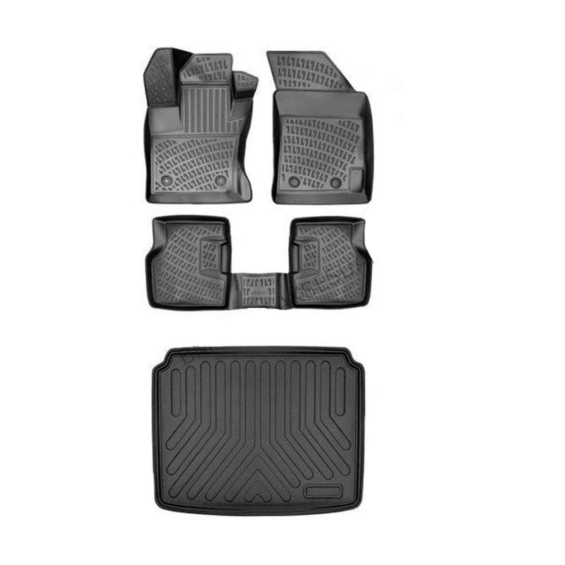 Floor Mats and Cargo Liner for Toyota Verso 2009 or Newer 3D