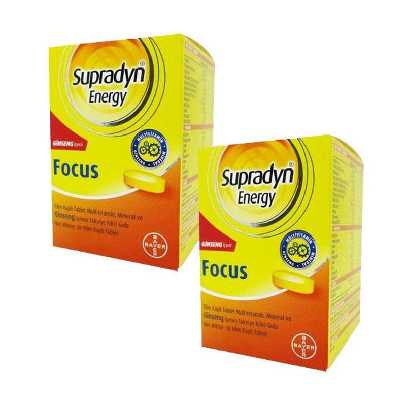 Supradyn Energy Focus 30 Tablet 2 Pcs