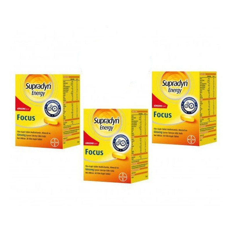 Supradyn Energy Focus 30 Tablet 3 Pcs