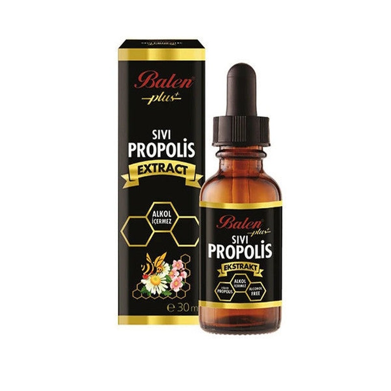 Balen Liquid Propolis Extract Drop 30 Ml  Water-Based, Alcohol-Free