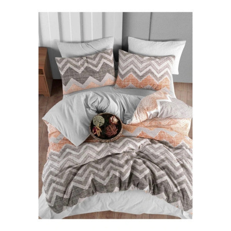 Double Duvet Cover Set With Fitted Sheet Superior 200X220 Cm