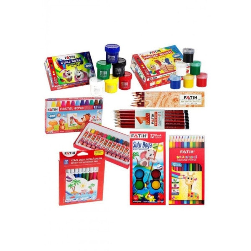 Fatih School Student Stationery Paint Set Ofisinn-024 Ks