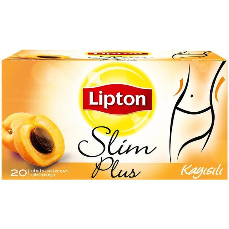 Lipton Slim Plus Apricot Mixed Herbal Tea 20 X 2 Gr