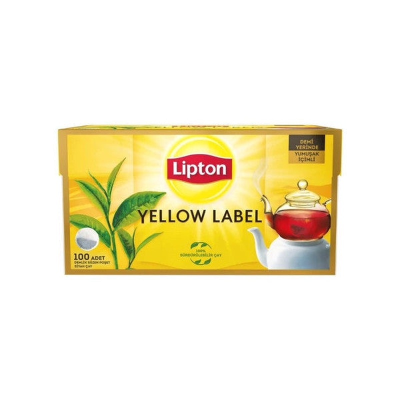 Lipton Yellow Label Teapot Tea Bag 100 Pcs X 16 Pcs
