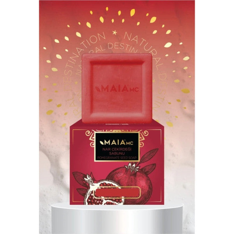 Maia Pomegranate Seed Soap - 150 Gr