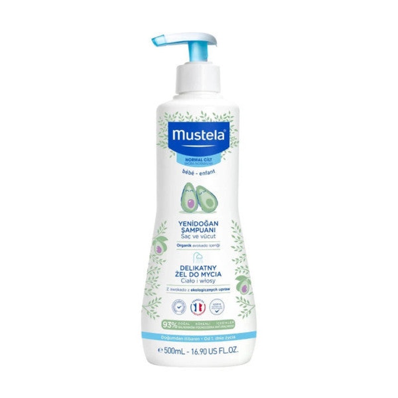 Mustela Gentle Cleansing Gel Newborn Shampoo 500 Ml