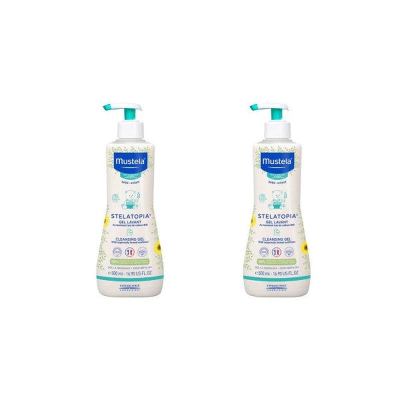Mustela Stelatopia Cleansing Gel 500 Ml 2 Lice