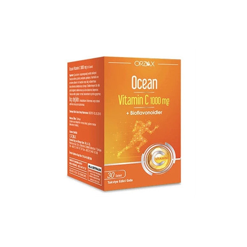 Orzax Ocean Vitamin C 1000 Mg 30 Tablets