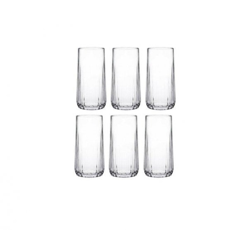 Paabahe 420695 Nova 6-Piece Soft Drink Water Glass 360 Cc