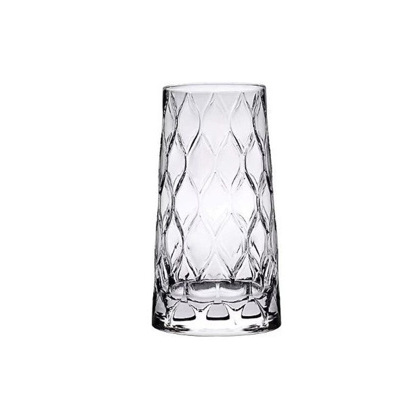 Paabahe 420955 Leafy 4-Piece Soft Drink Water Glass 450 Cc