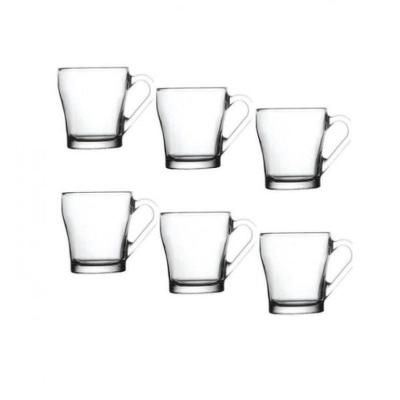 Paabahe 55793 Aria Handled Glass 6 Pieces 205 Cc