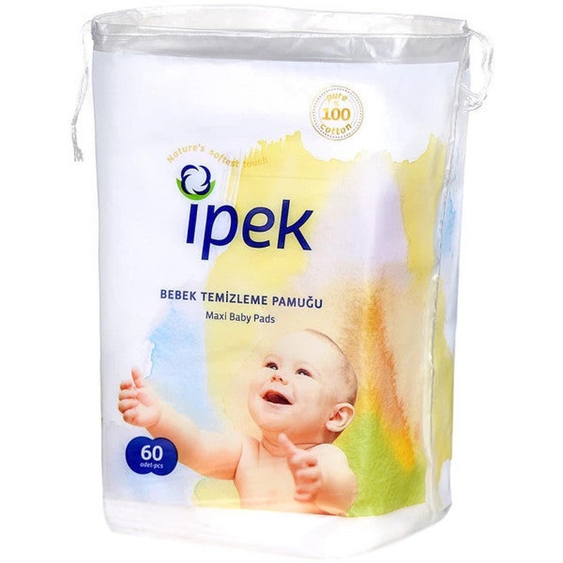 pek Axi Baby Cleaning Cotton 60 Pieces - Set Of 15 Pieces