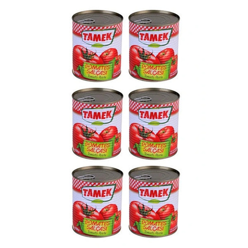 Tamek Tomato Paste 830 Gr X 6 Pieces