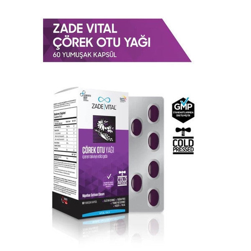 Zade Vital Black Cumin Oil Capsules
