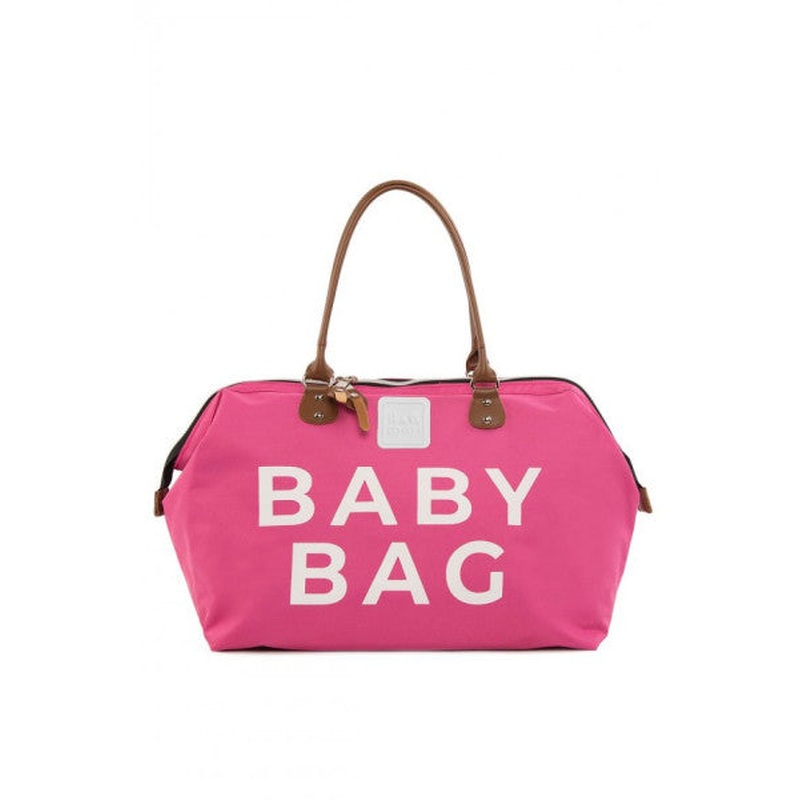 Bagmori Fuchsia Baby Bag Printed Baby Care Bag