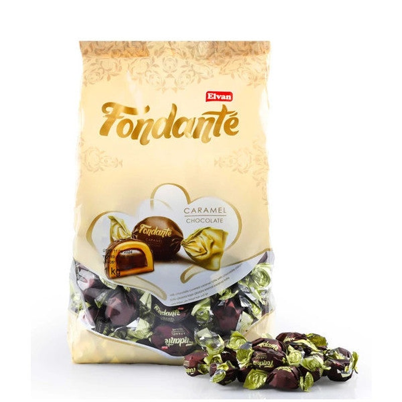 Fondante Caramel Toffee 1000 Gr. (1 Bag)