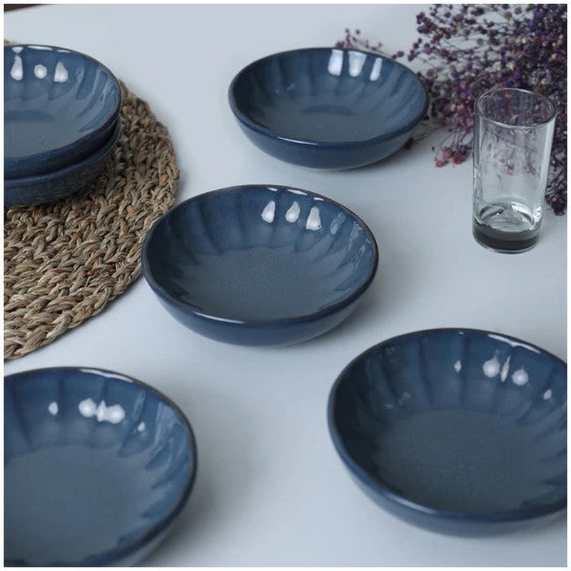 Keramika Lapis Sirius Snack / Sauce Bowl 12 Cm 6 Pieces Q08