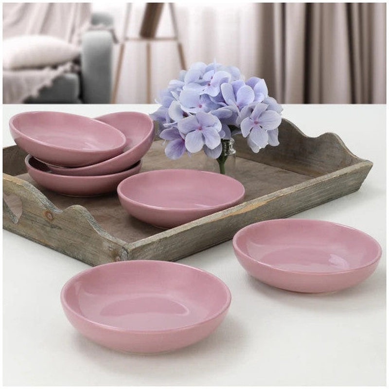 Keramika Violet Ring Snack / Sauce Bowl 13 Cm 6 Pieces