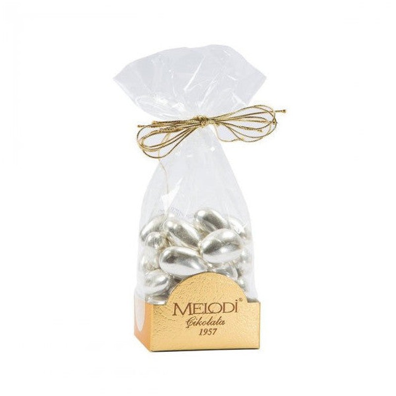 Melodi Silver Colored Almond Candy 500 Gr