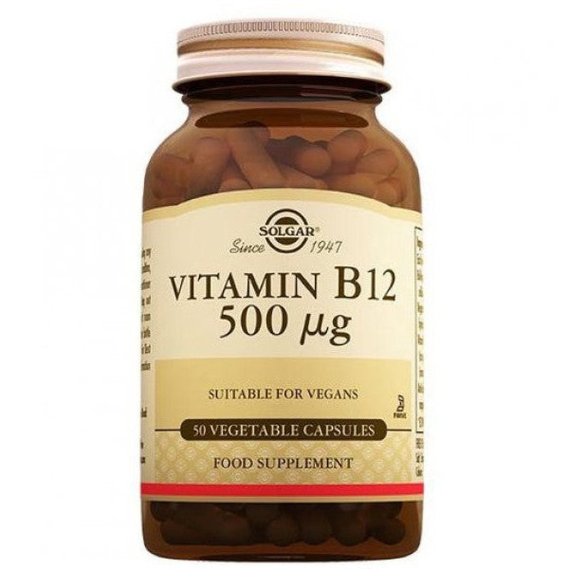 Solgar Vitamin B-12 500 Mg 50 Capsules