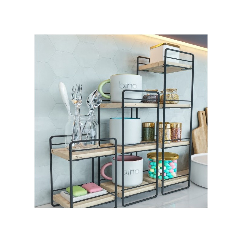 Wall Shelf 3-Piece Mini Set  Natural Wooden Decorative Shelves for Bedroom, Living Room, Study or Office