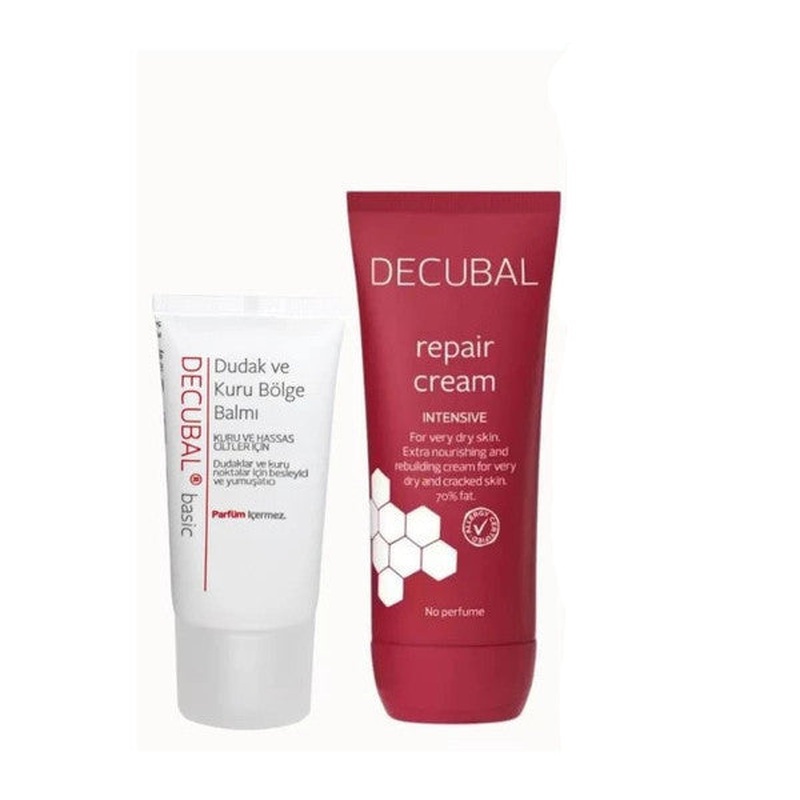 Decubal Repair Cream Care Set For Dry And Very Dry Skin Repair Set