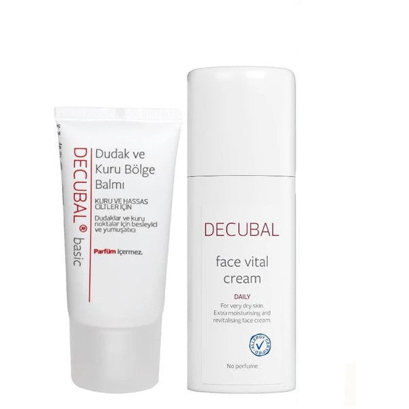 Decubal Restorative Set For Dry & Very Dry Skin  Lip Balm & Repair Cream
