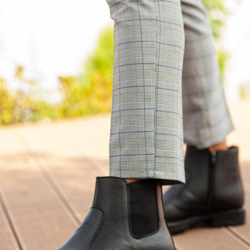 Kelvin Genuine Leather Men's Winter Chelsea Boots