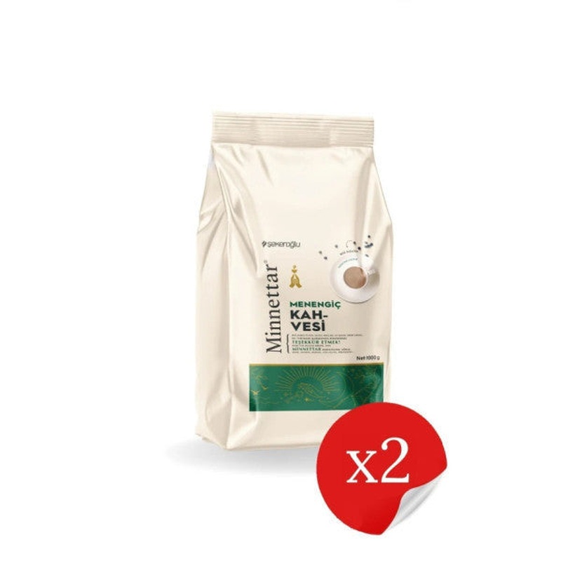 Minnettar Menengic Coffee Powder 2 X 1000 Gr (2 Pieces)