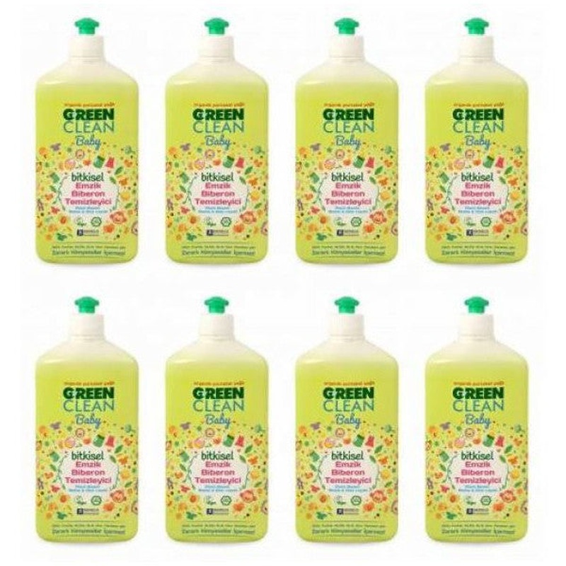 U Green Clean Baby Herbal Bottle Nipple Cleaner 8 X 500 Ml