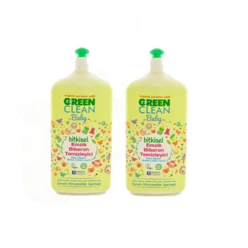 U Green Clean Nipple Bottle Cleaner - 500 Ml - 2 Pieces