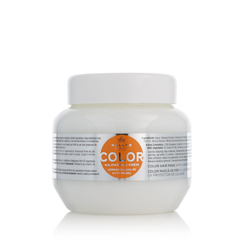 Kallos Color Hair Mask With Linseed Oil And UV Filtr 275 ml