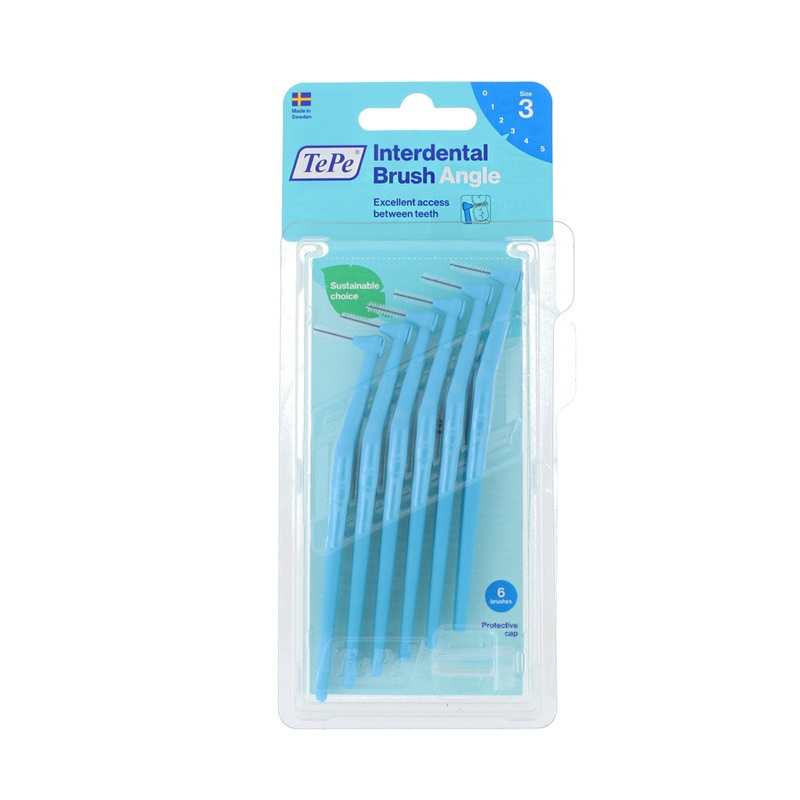 TePe Angle Interdental Brushes 3 Blue (0,6 mm) 6 pcs