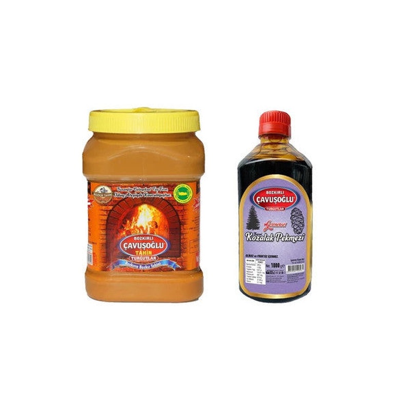 avuolu Tahini Whole Wheat 930 Gr + avuolu Cone Molasses 1000 Gr