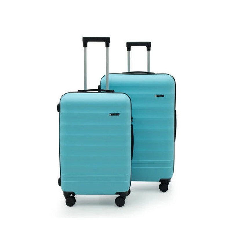 Babil Lux 2-Piece Abs Luggage Set Large & Medium - Blue