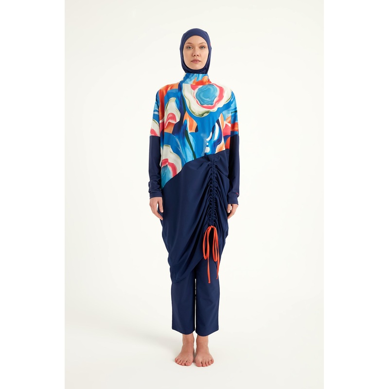 Full Coverage Modest Burkini  Islamic Swimwear Set For Women M2515