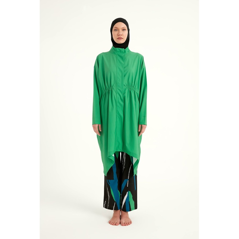 Green High Performance Full Coverage Burkini Set M2503-1
