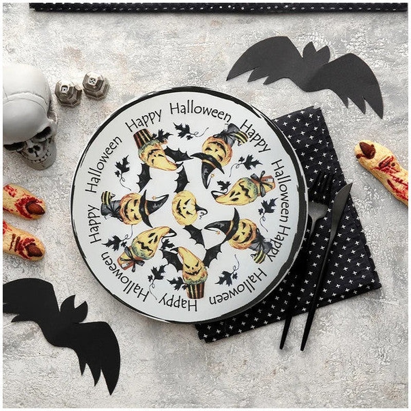 Keramika Keraart Halloween Happy 2 Serving Plate 26 Cm 19946