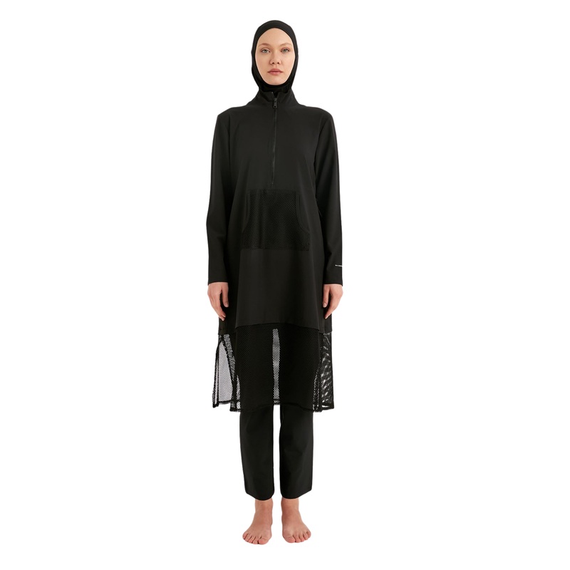 Marina Black Modest Swimwear Burkini  M2508-1