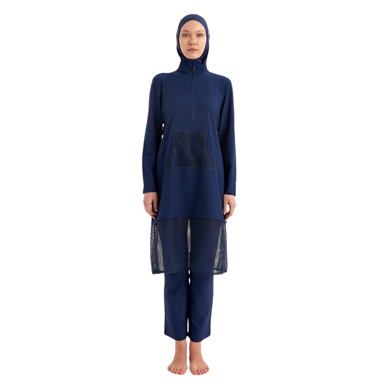Marina Navy Modest Swimwear Burkini  M2508-2